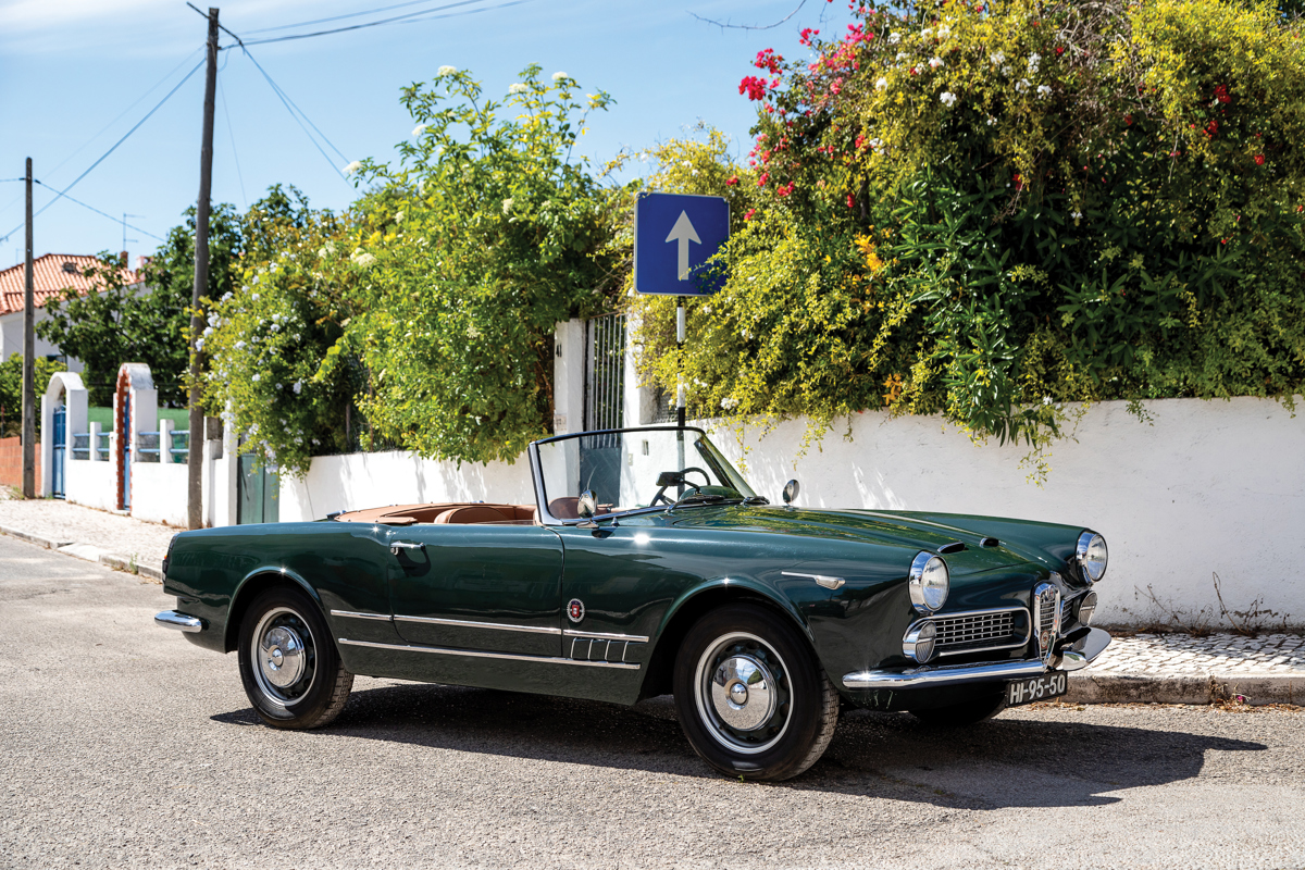 1960 Alfa Romeo 2000 Spider offered at RM Sotheby's The Sáragga Collection live auction 2019